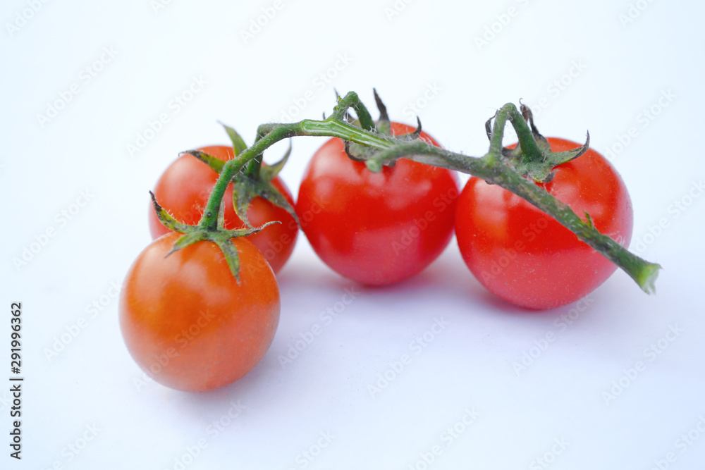 tomatoes isolated on white background