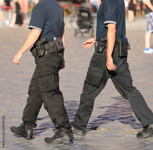 Plakat two cops in the city