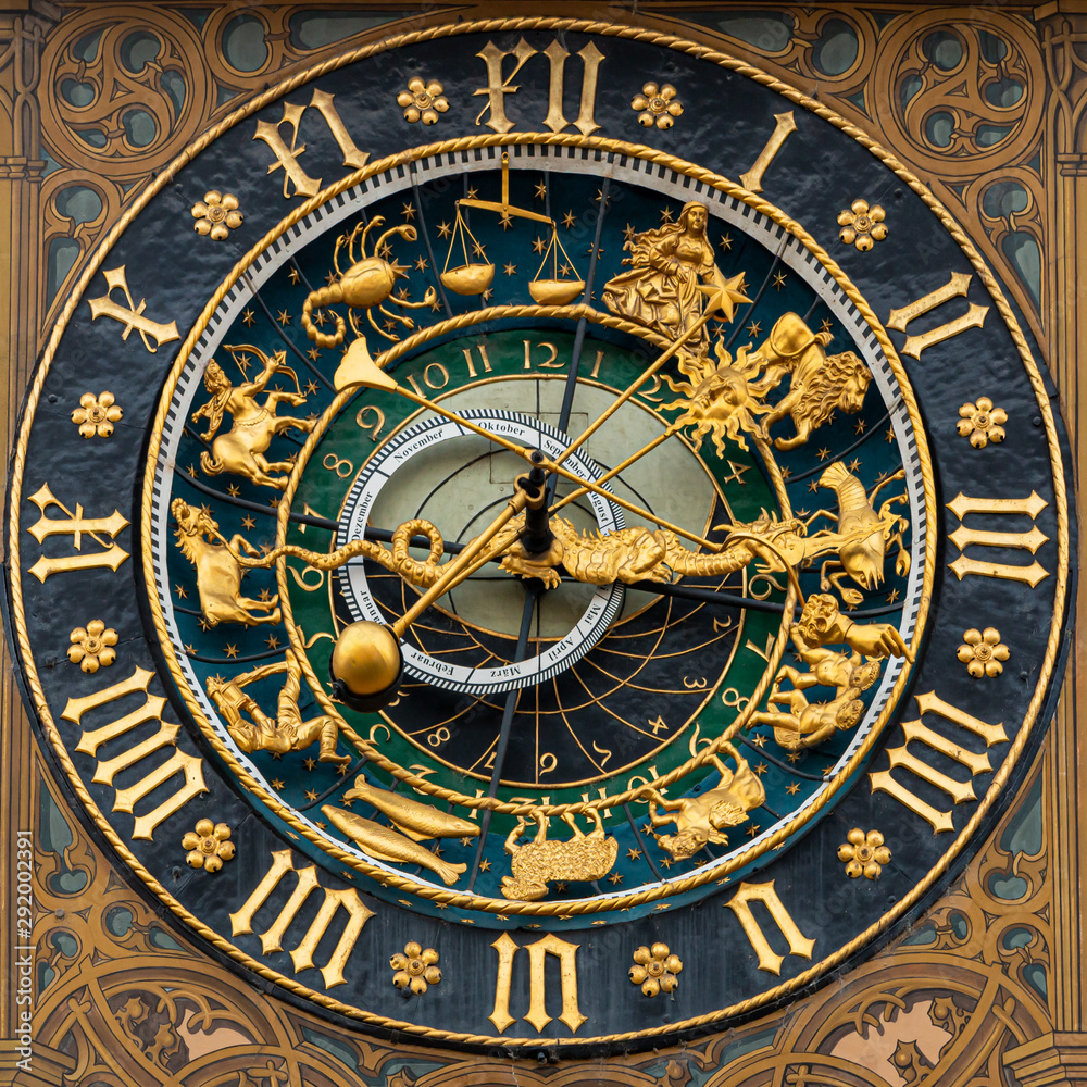 old astronomical clockastrology Stock Photo Adobe Stock
