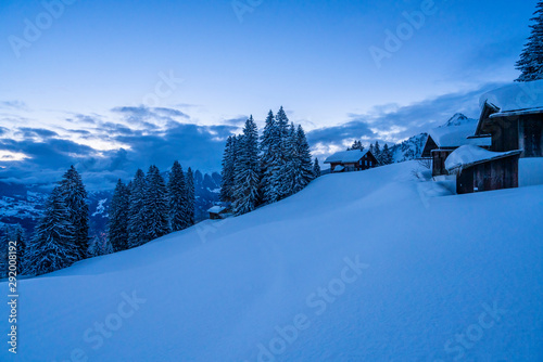 Winter in den Alpen