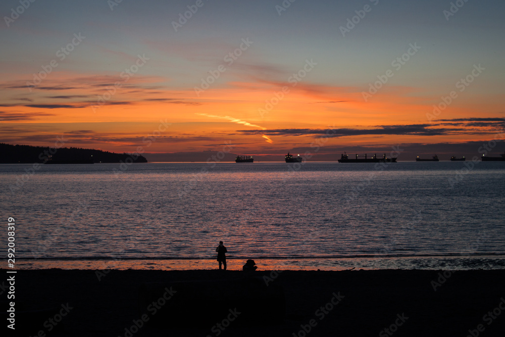 Sunset English Bay Vancouver