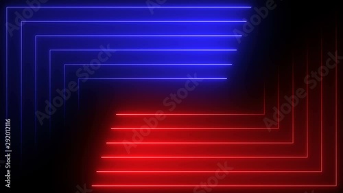 4K square Abstract Background neon glow color moving seamless art loop background abstract motion screen background animated box shapes 4K loop lines design 4K laser show looped animation 