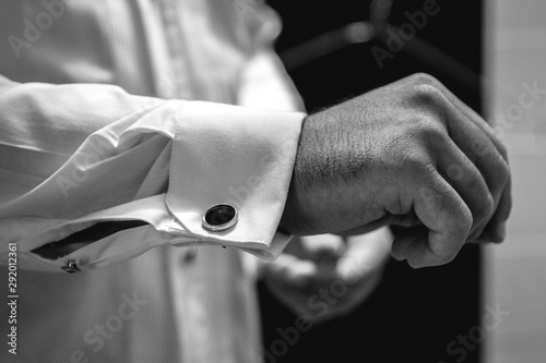 wedding rings on hand