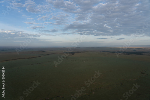 Sunrise Over Masai Mara From Balloon