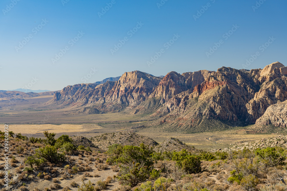 Beautiful landscape around Red Rock Canyon