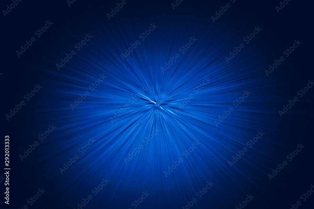 Radial blue abstract background
