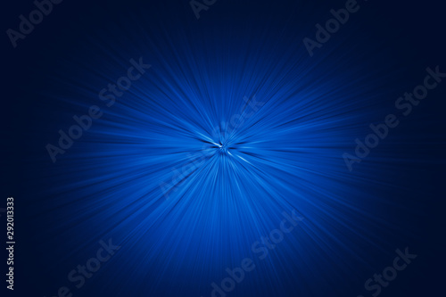 Radial blue abstract background