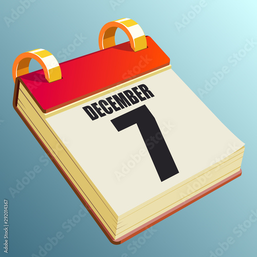 December 7 on Red Calendar