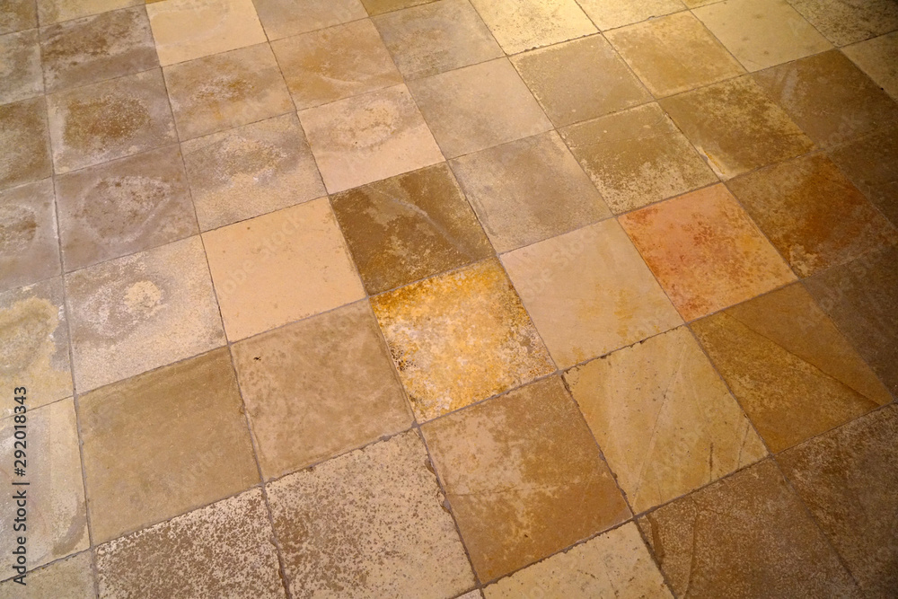 Stone and tile floors in old buildings have been proven for hundreds of years and look great Stone and tile floors in old buildings have been proven for hundreds of years and look great