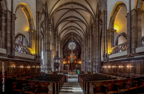 Pipe organ of Zolbermann in the Church Saint Thomas, Strasbourg
