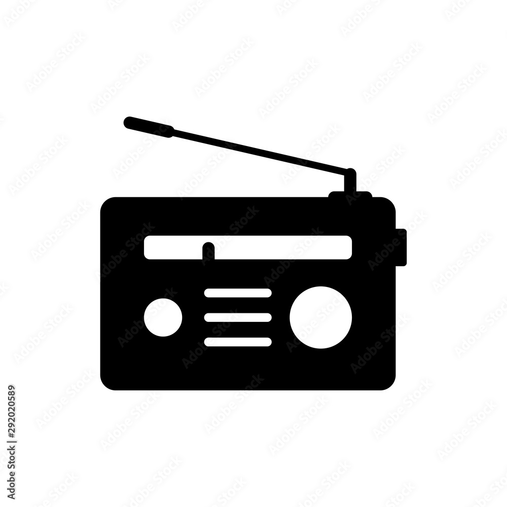 Radio icon trendy Radio icon trendy
