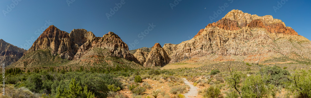 Beautiful landscape around Red Rock Canyon