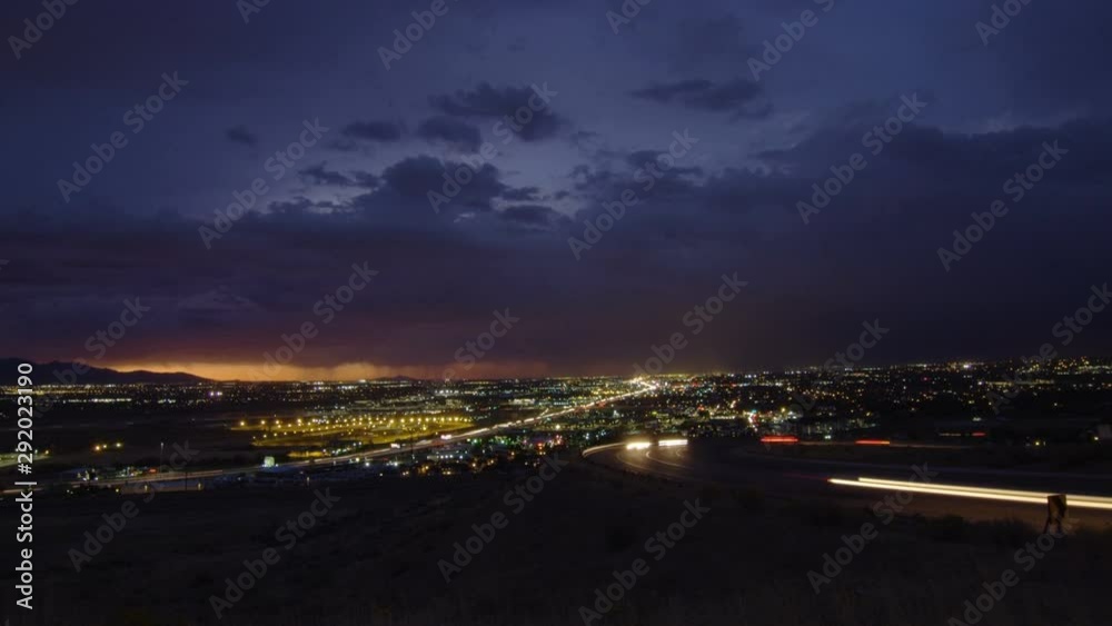 Night Time Lapse of a City Night Time Lapse of a City