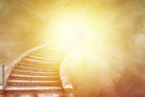 Stairway to heaven Fotobehang
