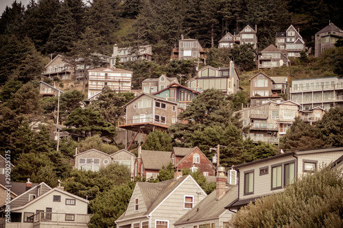 village on the coast