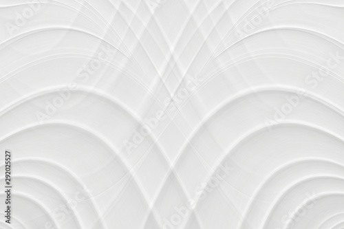 Light gray template for wedding ceremony or business presentation. White background 3 d with elements of waves in a fantastic abstract design  the texture of the lines in a modern style for wallpaper.