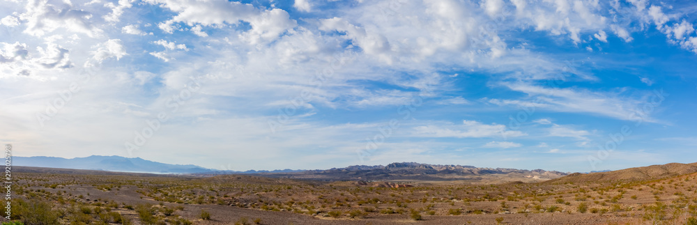 Beautiful landscape around Lake Mead National Recreation Area