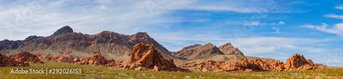 Beautiful landscape around Lake Mead National Recreation Area