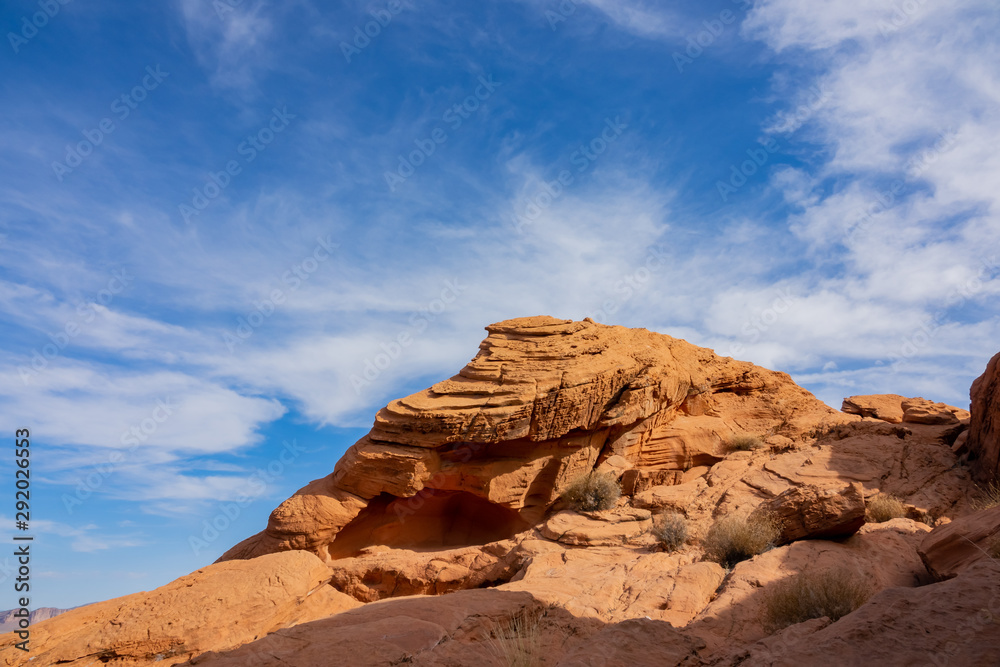 Beautiful landscape around Lake Mead National Recreation Area