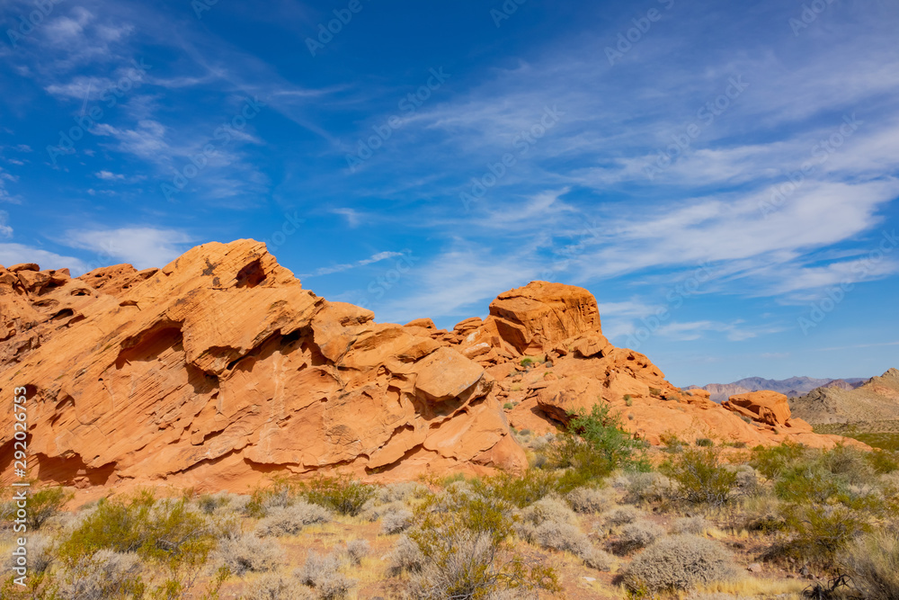 Beautiful landscape around Lake Mead National Recreation Area