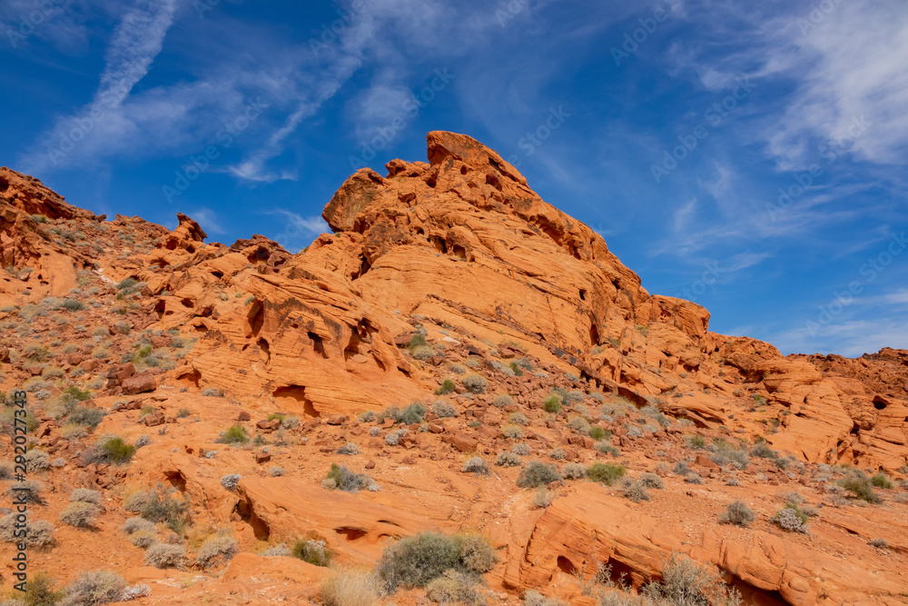 Beautiful landscape around Valley of Fire State Park