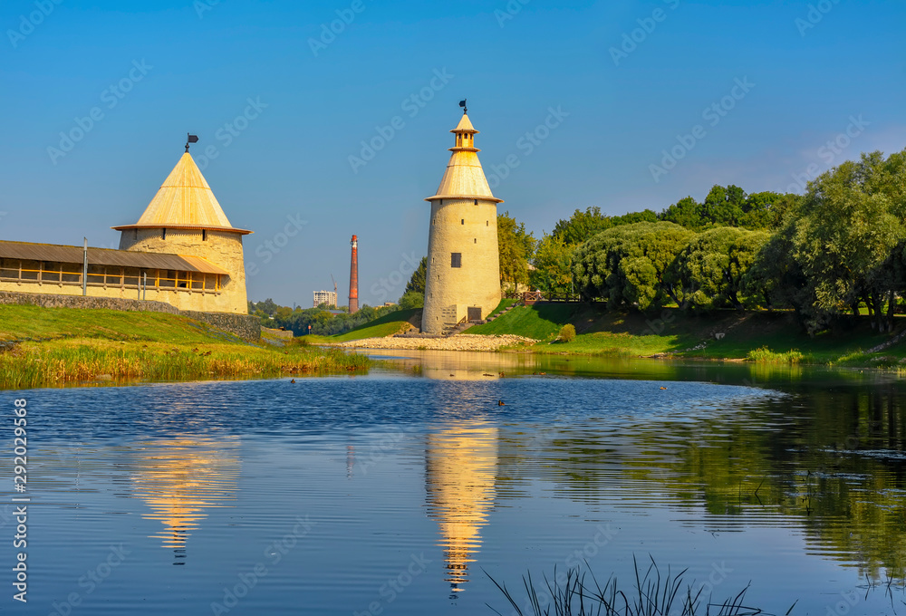 Pskov Kremlin, the historical and architectural center of Pskov. L Pskov Kremlin, the historical and architectural center of Pskov. L
