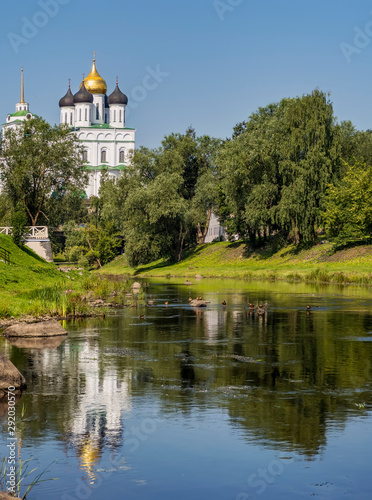  Holy Trinity Cathedral, a landmark of the city, one of the oldest temples in Russia. © zoya54