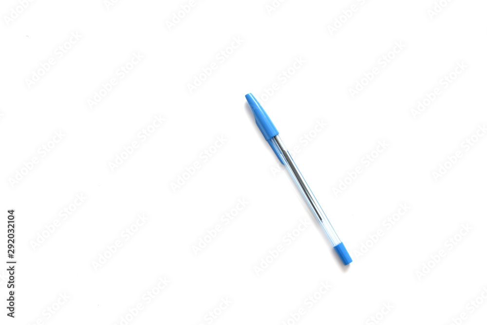 pen on a white background