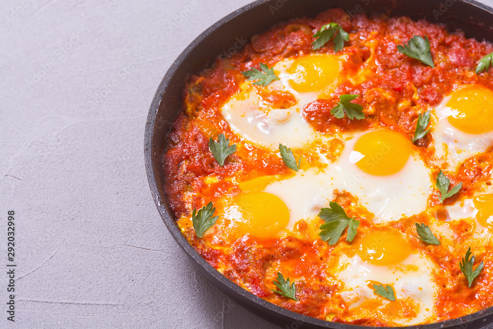 Traditional Israel food Shakshuka Traditional Israel food Shakshuka