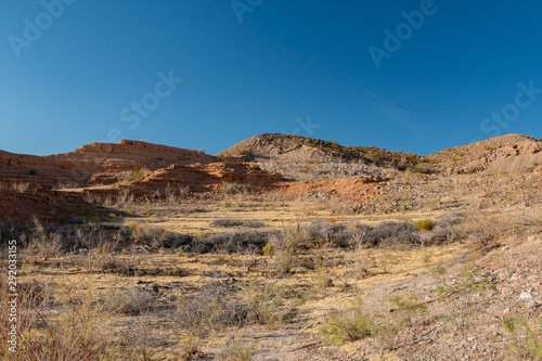 Hiking in the Shoreline Trail of Lake Mead National Recreation Area