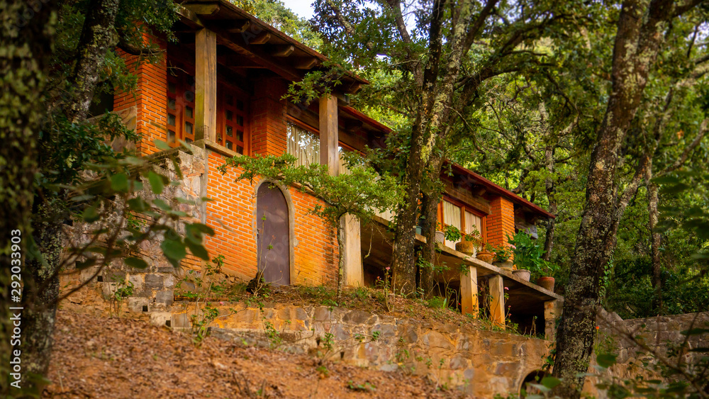 Cabaña en el bosque