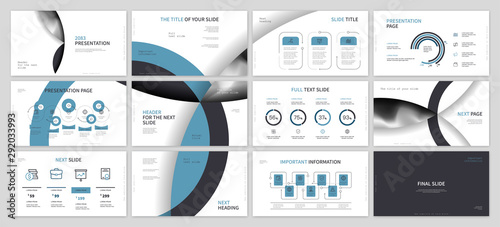 Presentation template design