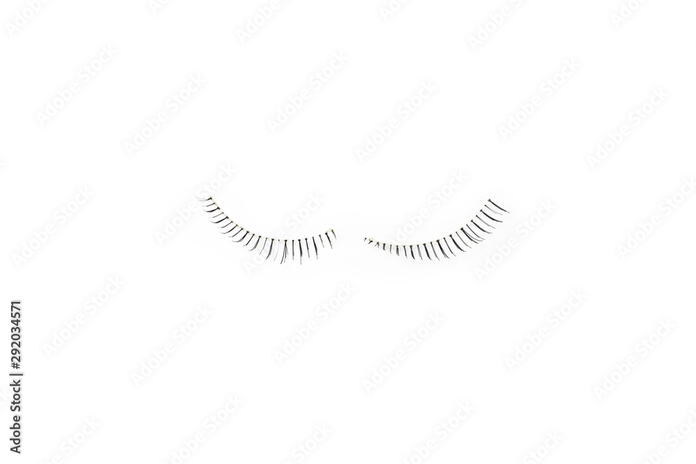 makeup false eye lashes on white background makeup false eye lashes on white background