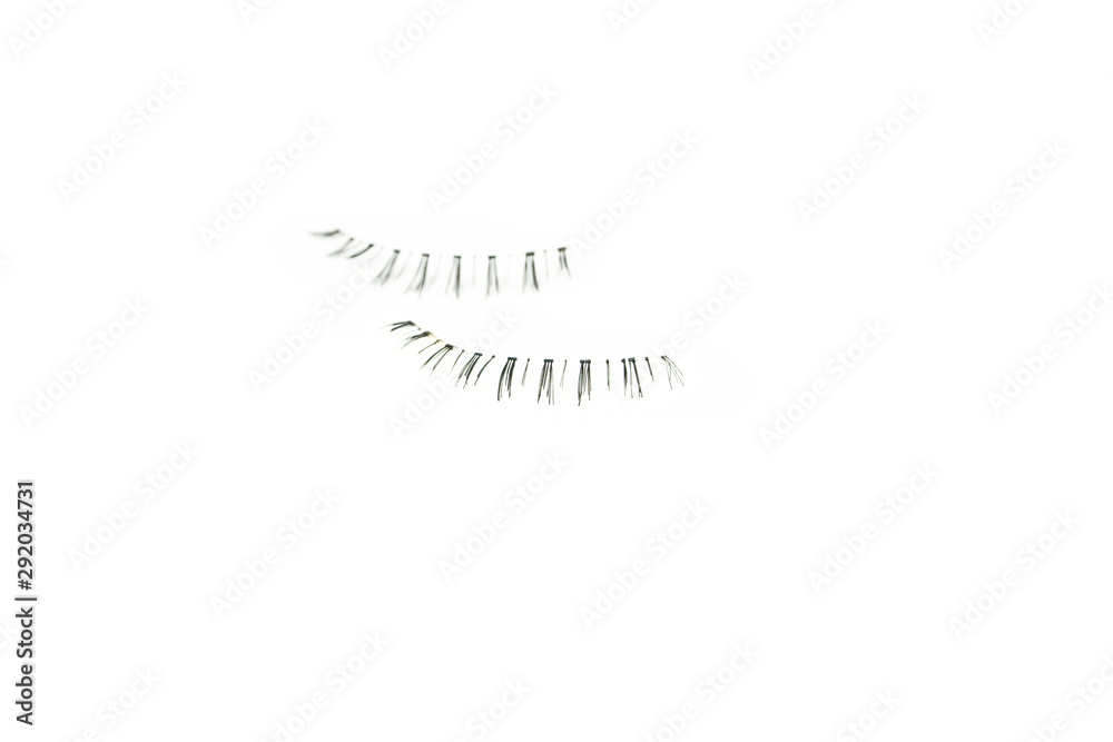 makeup false eye lashes on white background makeup false eye lashes on white background