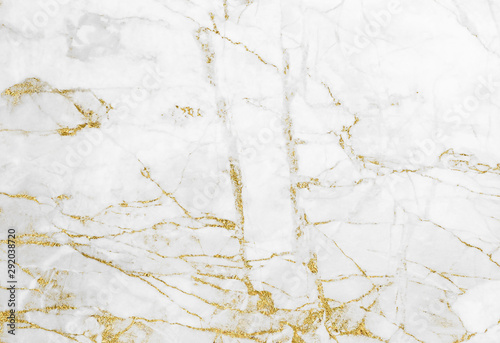 White gold marble texture pattern background with high resolution design for cover book or brochure, poster, wallpaper background or realistic business © Tondone