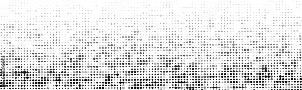 Vector halftone texture. Abstract geometric dots background. Abstract gradient halftone. Vector illustration.