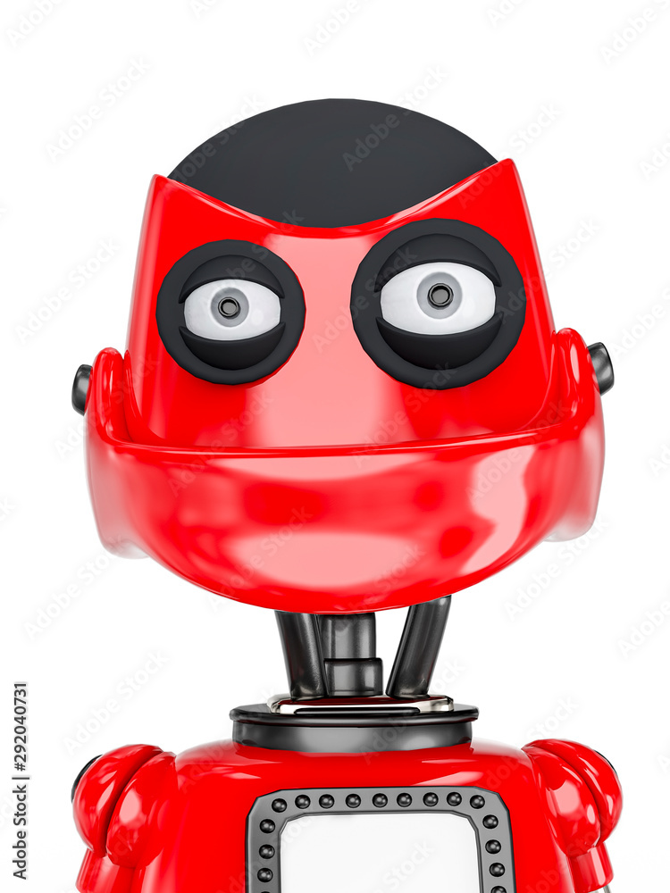 robot cartoon id profile Stock Illustration | Stock