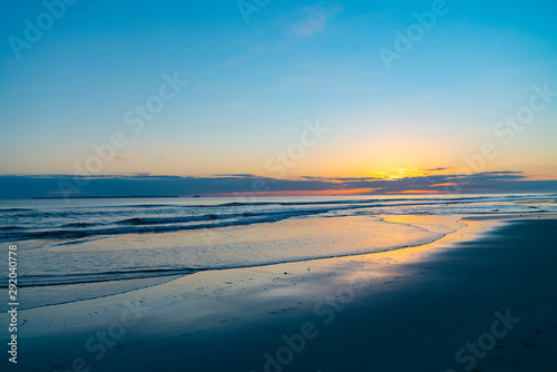 Oceanbeach as sun is on horizon © Brian Scantlebury