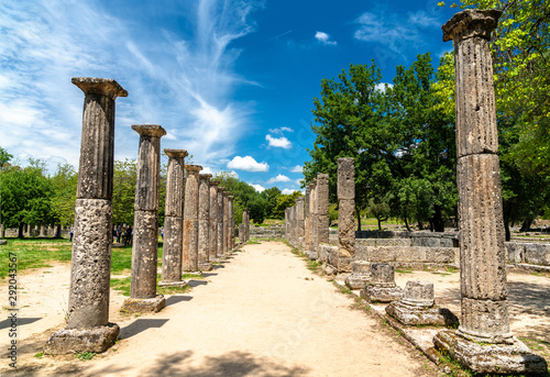 Archaeological Site of Olympia in Greece photo