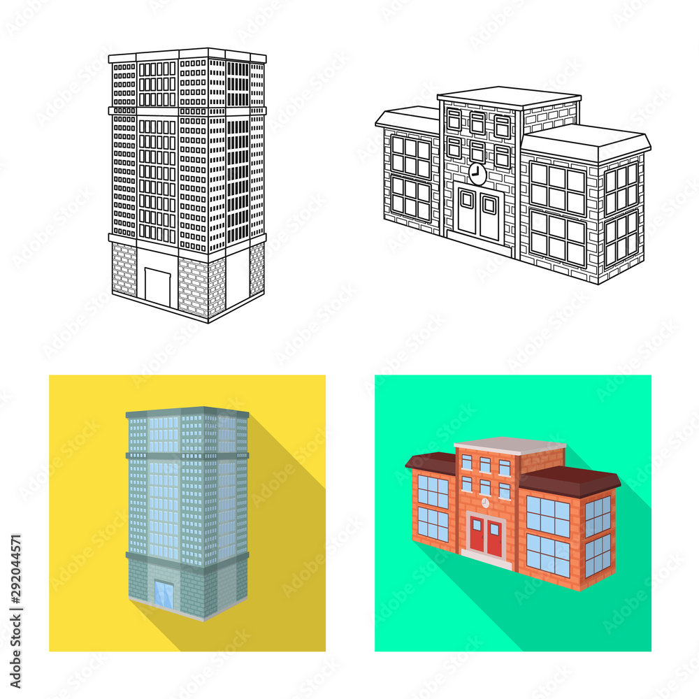 Vector illustration of construction and building symbol. Collection of construction and estate stock vector illustration. Vector illustration of construction and building symbol. Collection of construction and estate stock vector illustration.