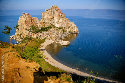 Lake Baikal. Olkhon Island in the summer Shamanka photo