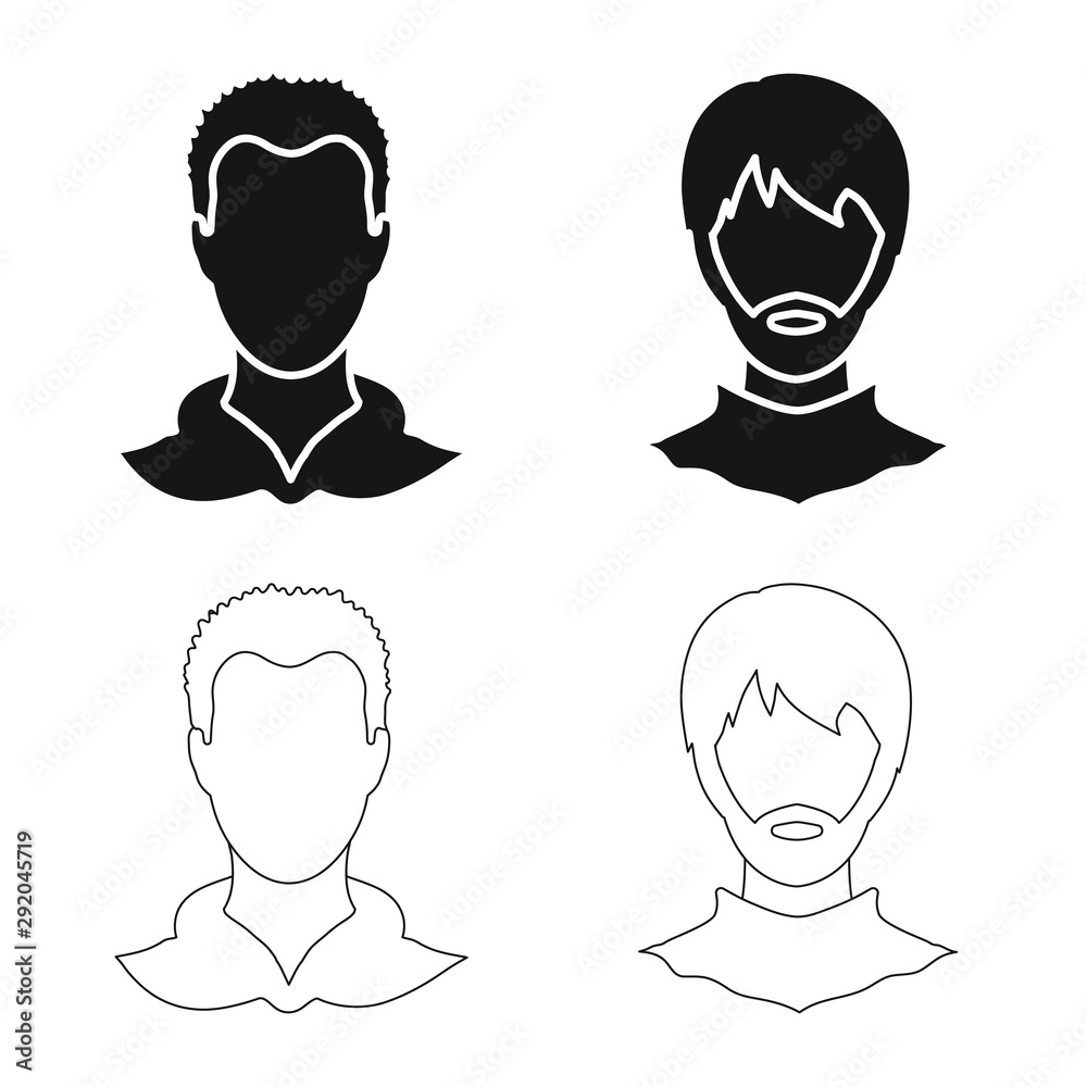 Isolated object of professional and photo icon. Collection of professional and profile vector icon for stock. Isolated object of professional and photo icon. Collection of professional and profile vector icon for stock.