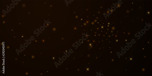 Sparse starry snow Christmas overlay. Christmas li
