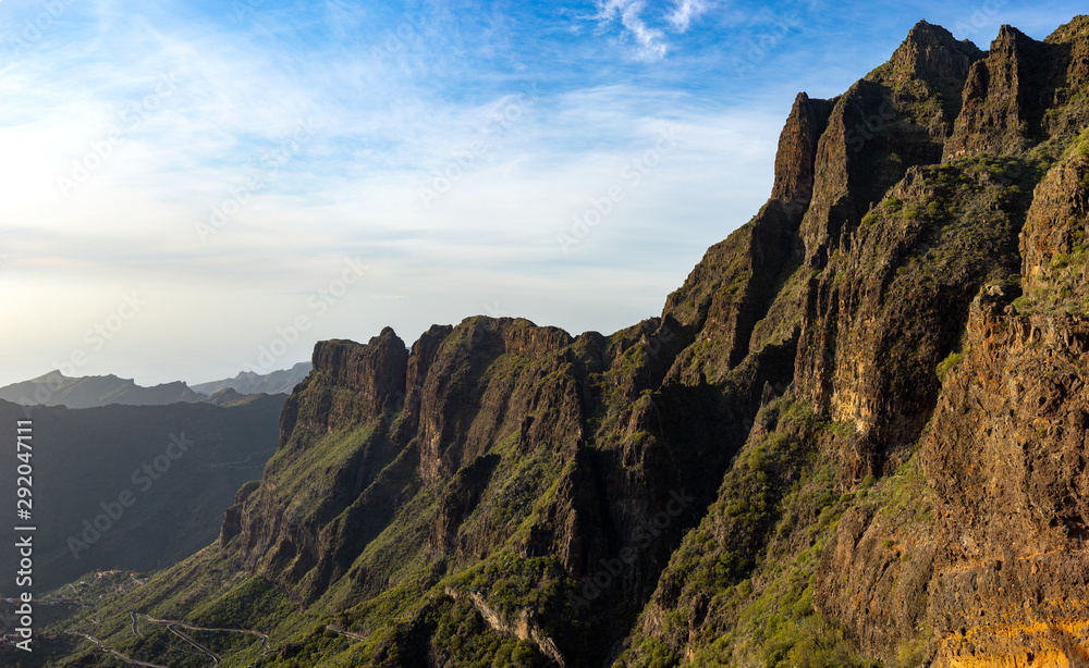 Bergkette auf Teneriffa