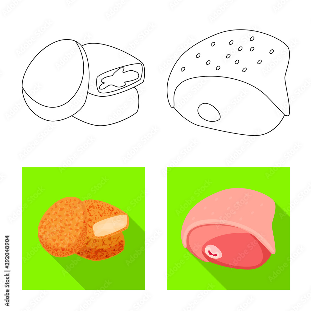 Vector illustration of product and poultry logo. Set of product and agriculture stock vector illustration. Vector illustration of product and poultry logo. Set of product and agriculture stock vector illustration.