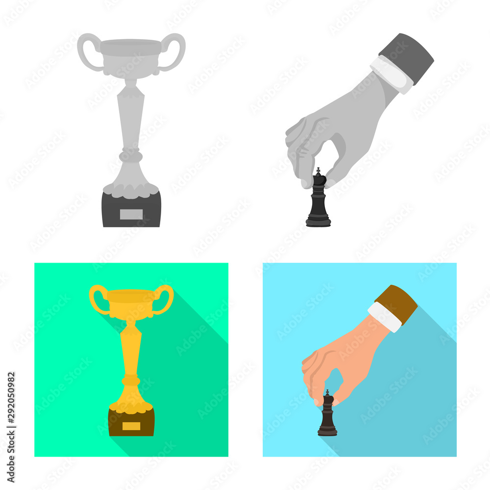 Vector design of checkmate and thin icon. Collection of checkmate and target stock vector illustration. Vector design of checkmate and thin icon. Collection of checkmate and target stock vector illustration.