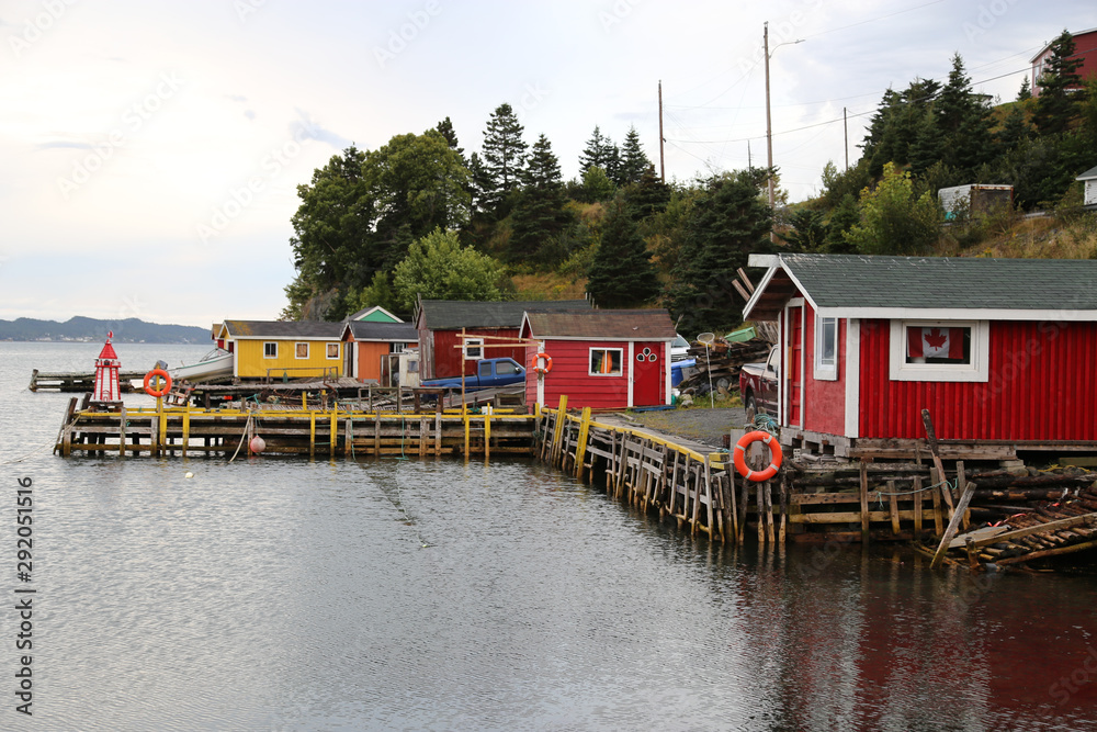 Dildo harbor, in Newfoundland - a small scenic fishing village in Newfoundland 