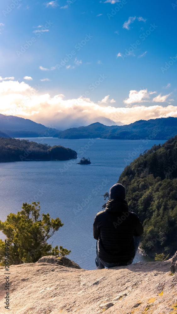 Fototapeta premium Mountain Sunset 