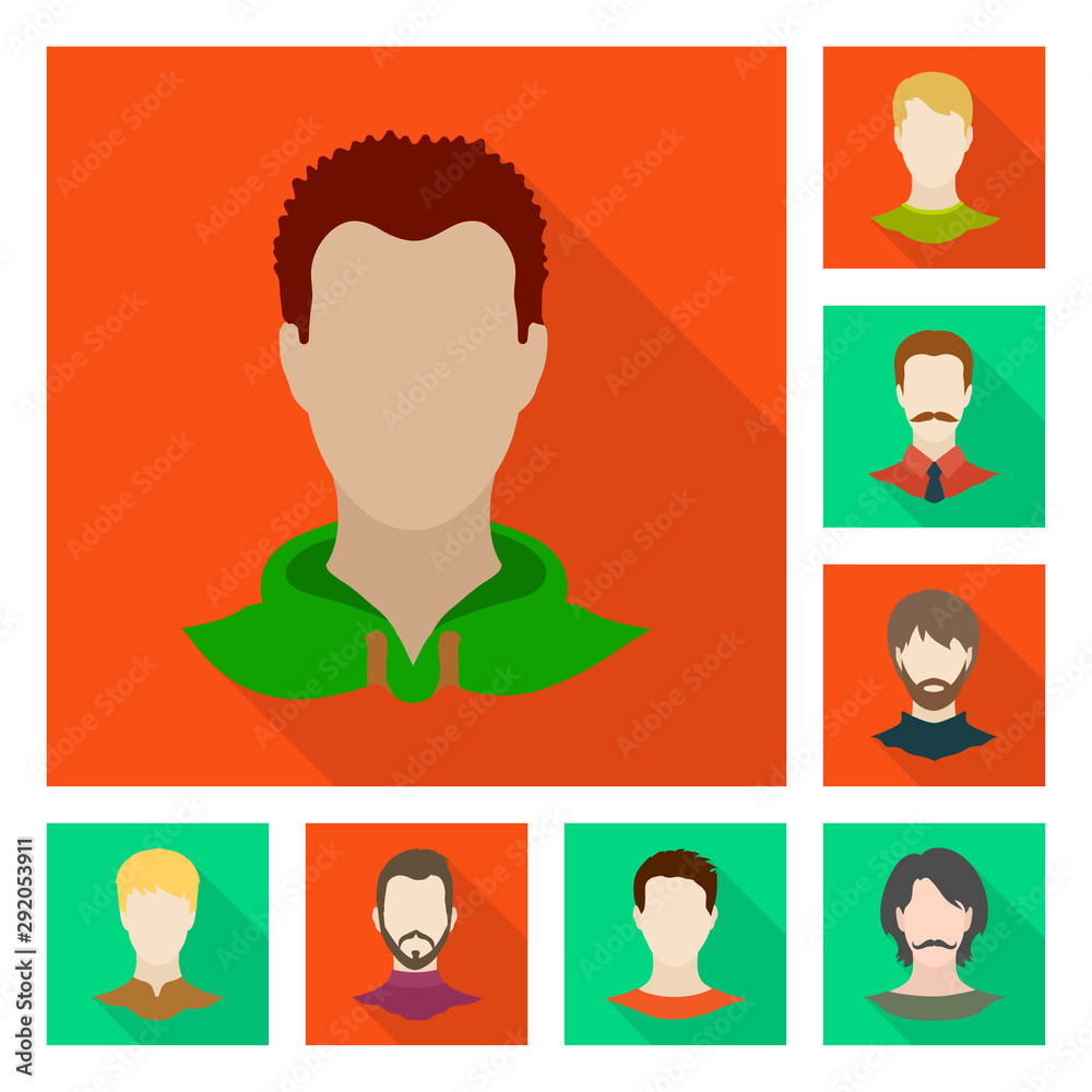 Vector design of avatar and dummy icon. Collection of avatar and figure stock symbol for web. Vector design of avatar and dummy icon. Collection of avatar and figure stock symbol for web.