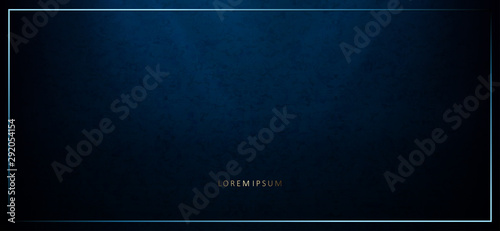 Abstract elegant dark blue texture composition with a light frame